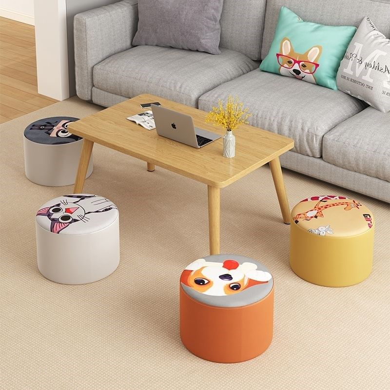 新疆包邮小凳子实木家用小椅子时尚换鞋凳圆凳儿童沙发凳矮凳子创