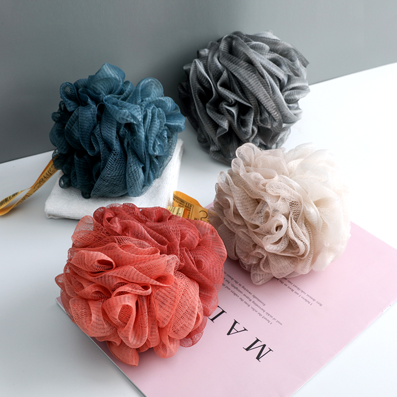 浴花球高档不散沐浴球男用超大号高端不会散的超多泡泡浴球浴沭球