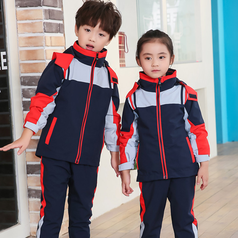 幼儿园园服中小学生校服冬季加厚保暖棉衣活里活面可脱卸外套装