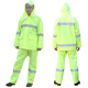 反光雨衣交通骑行安全分体防暴雨劳保工地环卫外卖雨衣雨裤 男 套装