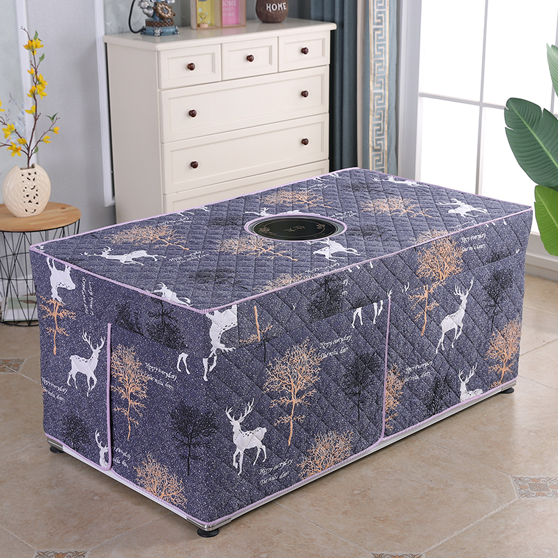 茶几罩加厚烤火桌罩长方形家用烤火罩暖炉罩套取暖桌罩电烤火罩套