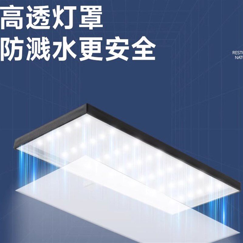 鱼缸水草夹灯全光谱防溅水专业爆藻排灯led灯小型灯鱼照明夹灯