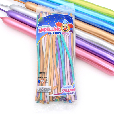 260加厚金属魔术造型儿童动物长条气球人盾牌铬金色婚庆装饰汽球