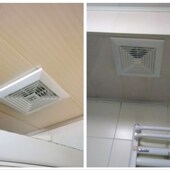 巴尔吊顶排风扇 开孔20厘米吸顶换气扇30x30厕所浴室天花板换气扇