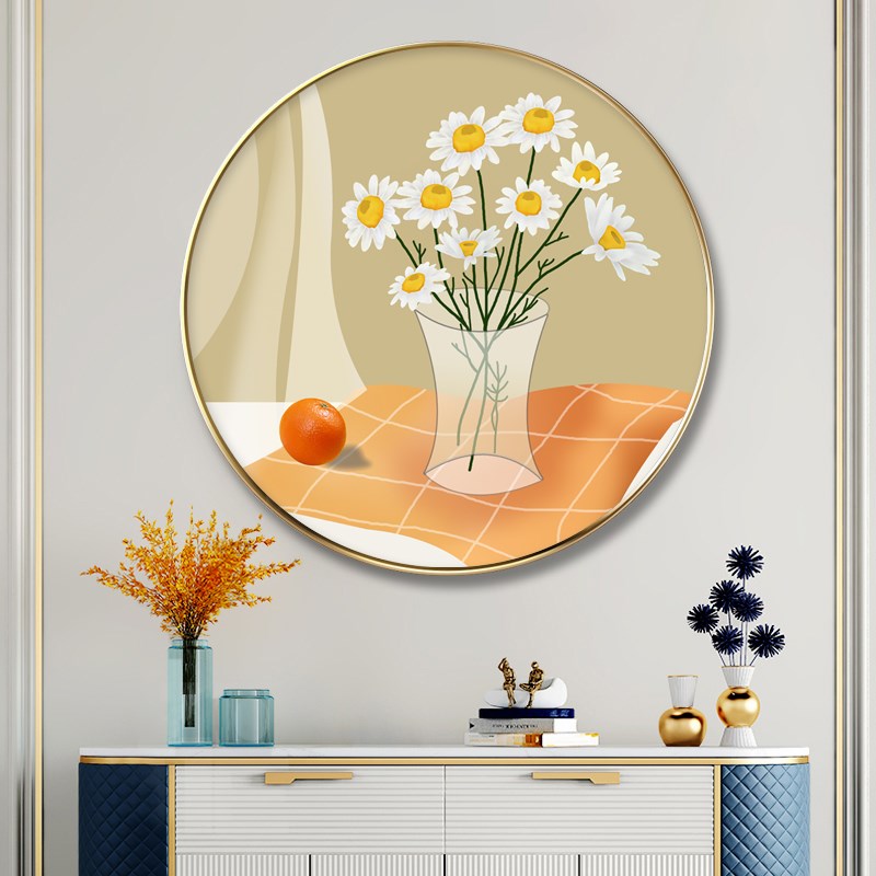 小清新植物花卉暖居字画十字绣2023新款小件线绣客厅餐厅简单自绣