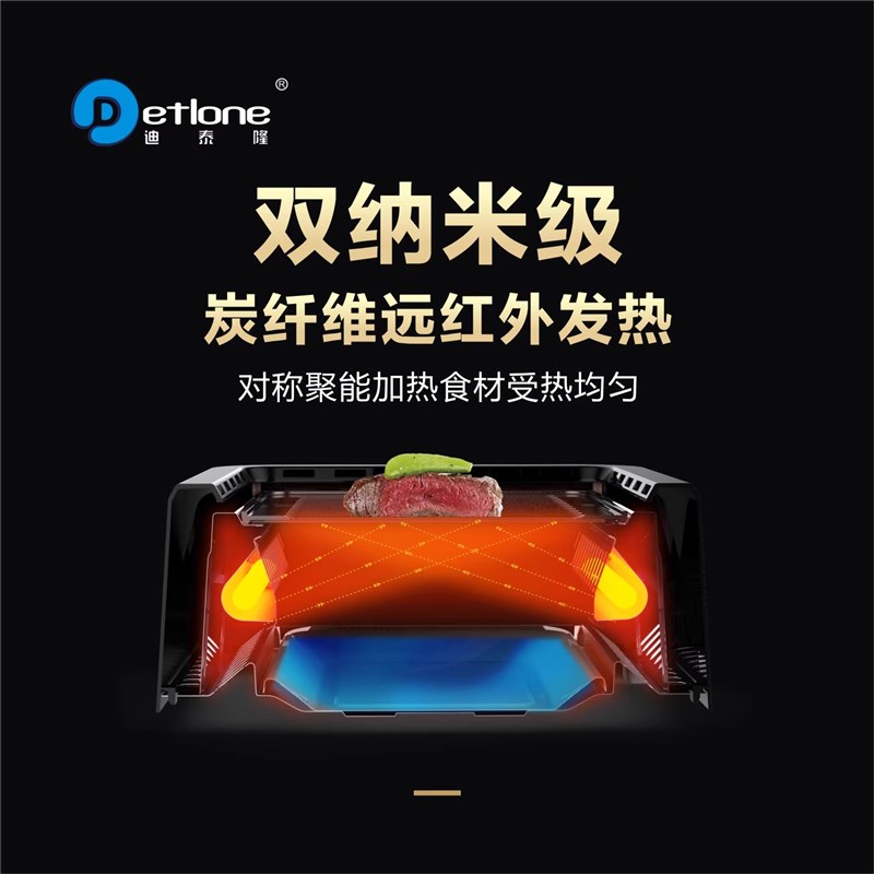 家用无烟电烤箱可拆卸电烤炉烤串烧烤智能照烧炉电烤架电烤盘