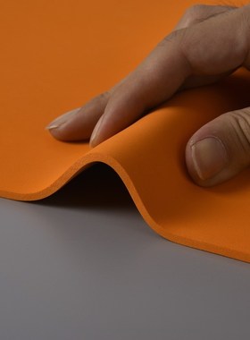 40度橙色EVA泡棉材料cos道具模型制作eva泡沫板包装内衬盒定制