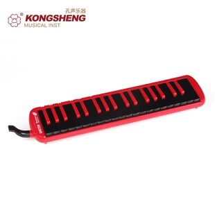 孔声口风琴37键学生教学初学者练习专业演奏乐器送吹管琴包