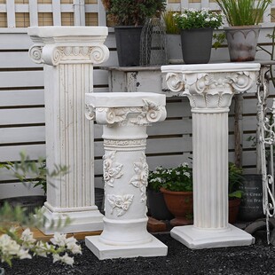 罗马柱装 别墅花园庭院子婚庆阳台复古户外摄影道具底座 饰摆饰欧式