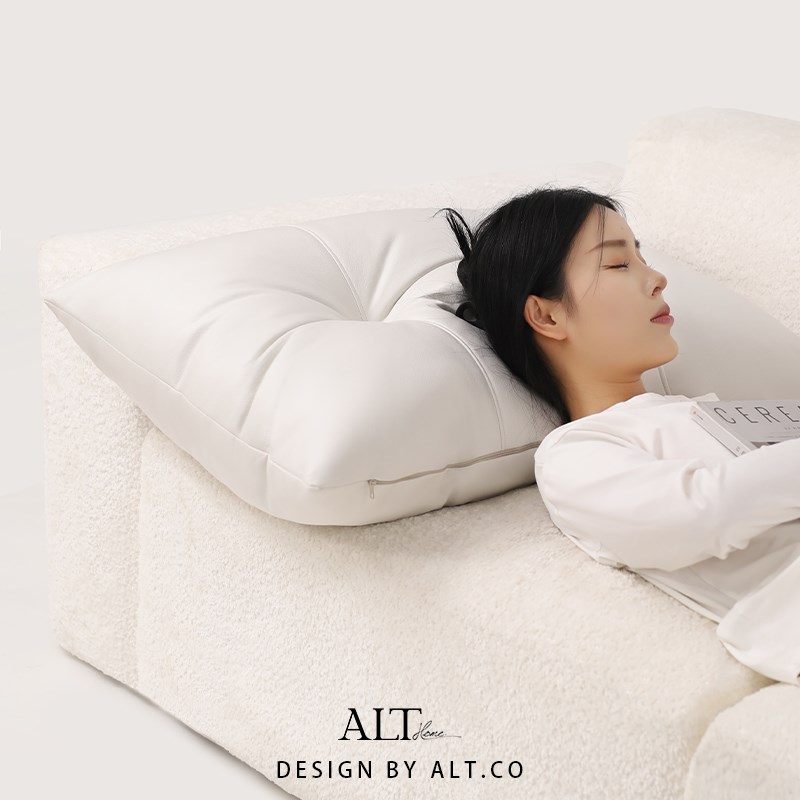 2024新款客厅沙发大号护腰靠枕床头大靠背垫床上榻榻米软包可拆洗