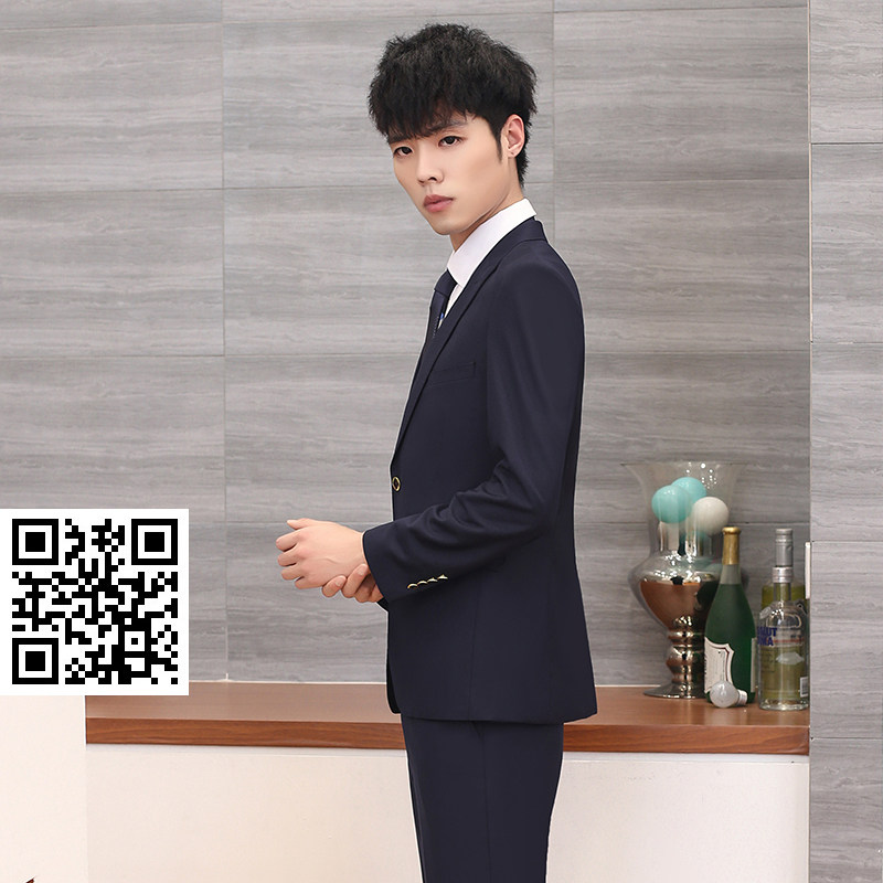 2019新款中国移动公司工作服男装西服套装春秋移动营业厅工装制服