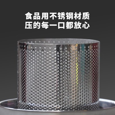 压榨机家用小型手动不锈钢榨油机压油渣机葡萄酒糟蜂蜜挤压榨汁机