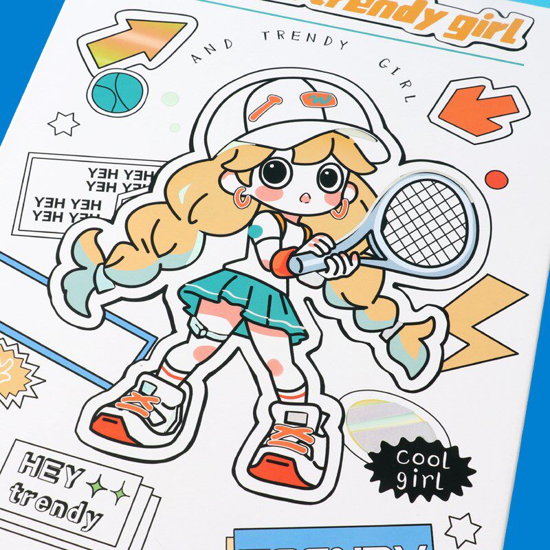 同学录小学生六年级女生高颜值ing风小众动漫少女心毕业纪念册