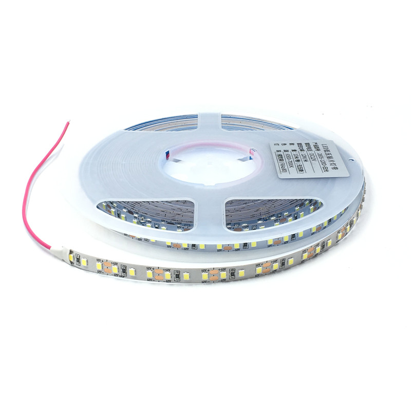 led超薄12v24v背景氛围灯带2835可裁剪高亮无频闪灯条120珠线条灯