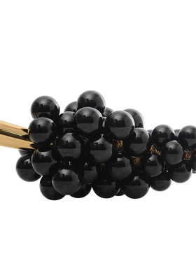 摆件家居饰品样板房茶几玄关组合葡萄工艺品摆设装饰镜大理石托盘