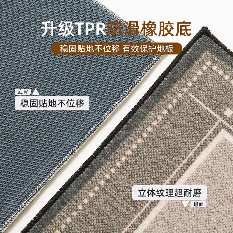 入户门地垫进门脚垫轻奢高级地毯大门口进户家用玄关门垫耐脏防水