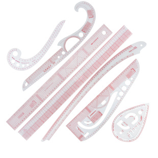 服装打版尺制版裁剪尺打板放码尺逗号尺子裁缝工具学生多功能套装