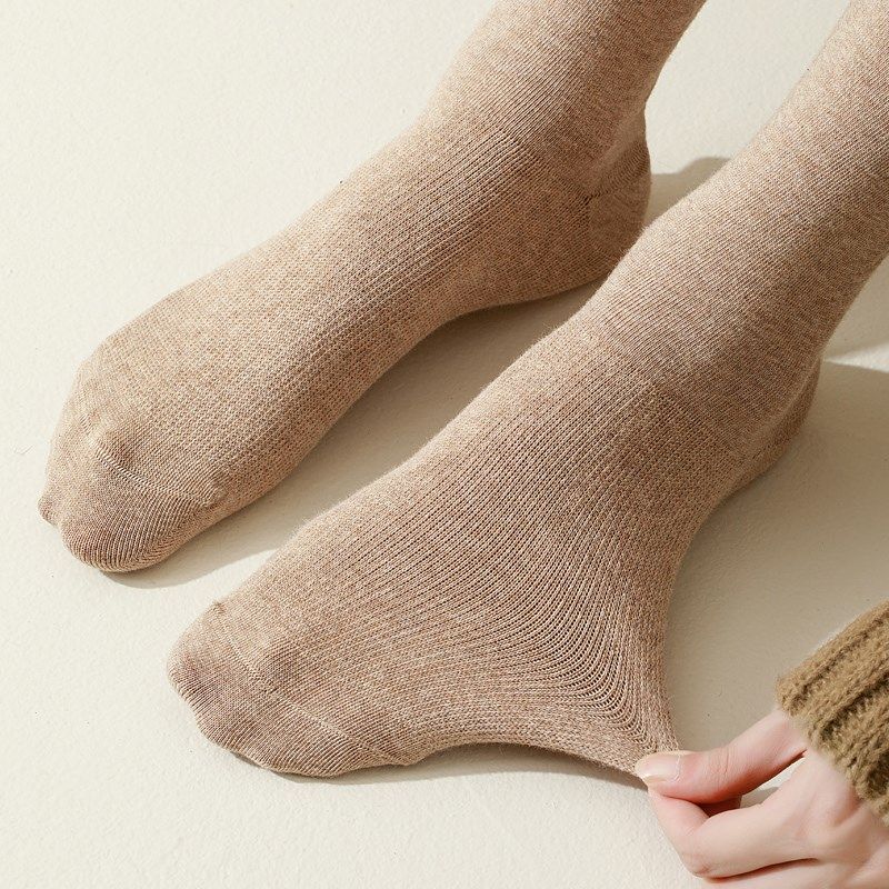 长筒袜子女春秋款护膝盖jk过膝大腿袜秋冬季防滑显瘦黑色高筒棉袜,女士内衣/男士内衣/家居服,长筒袜,淘宝优惠券,粉丝福利购,淘宝优惠卷