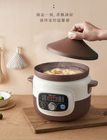 Little Bear Electric Stew Pot 4L purple clay inner pot microcomputer reservation timing stew pot, soup pot and direct stew pot, brand new genuine product thumbnail 5