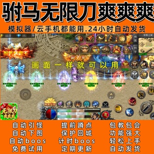 驸马无限刀爽爽爽(996)传奇脚本4自动下图自动boos24小时自动发货