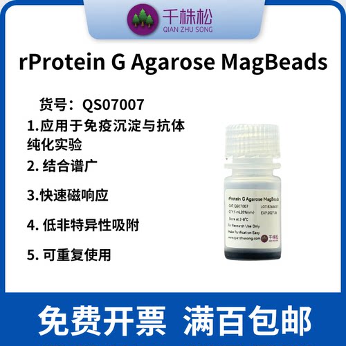 rProtein G Agarose MagBeads 蛋白G琼脂糖磁珠