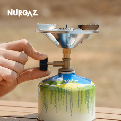 户外防风野营炉头NURGAZ