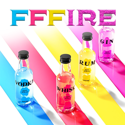 白焱金酒朗姆酒伏特加威士忌50ml