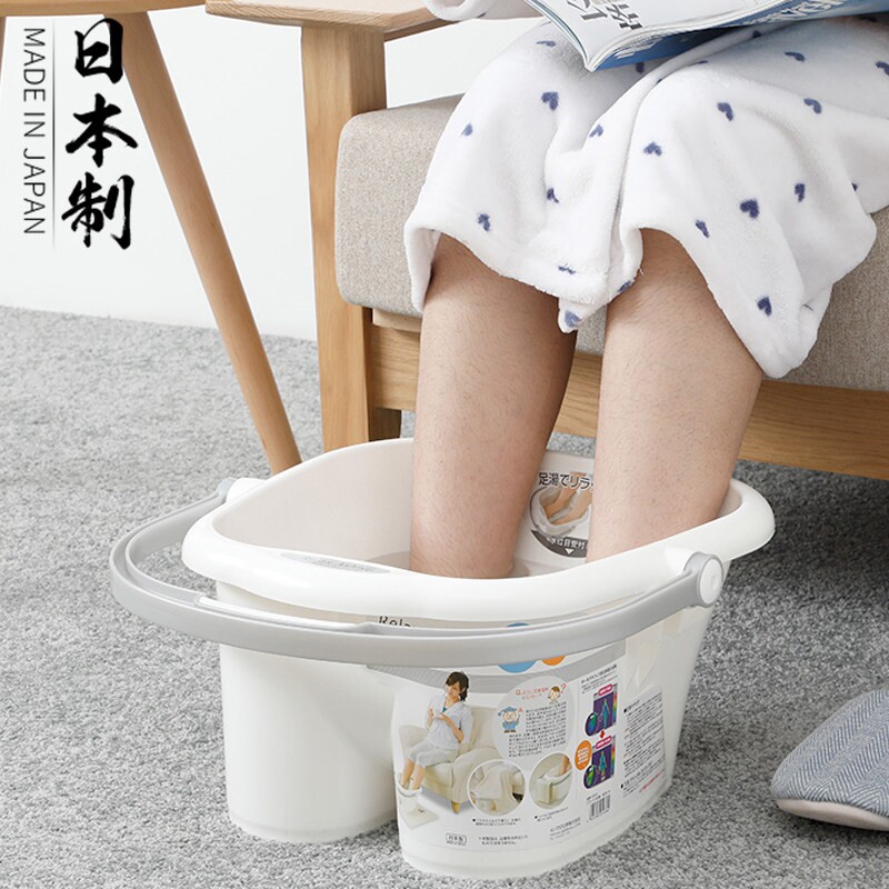 日本进口足浴桶足浴盆加高泡脚桶