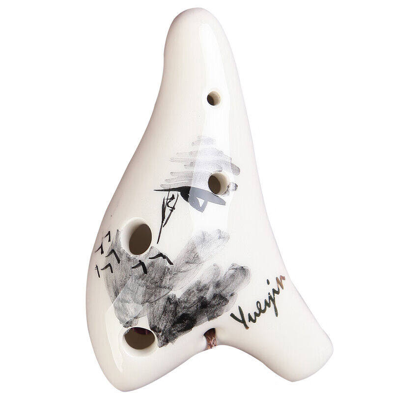 玥音陶笛6孔迷你高音C调学生专业演奏初学入门练习手绘便携式随身