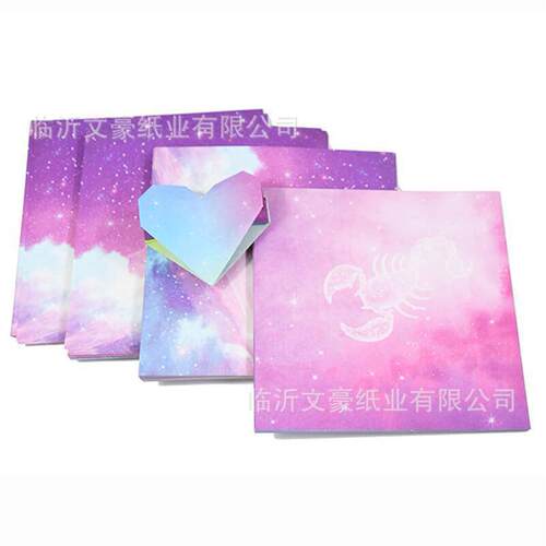15m双面印花星折空纸彩纸正方形儿HY-3092手童工c折纸叠千纸鹤折