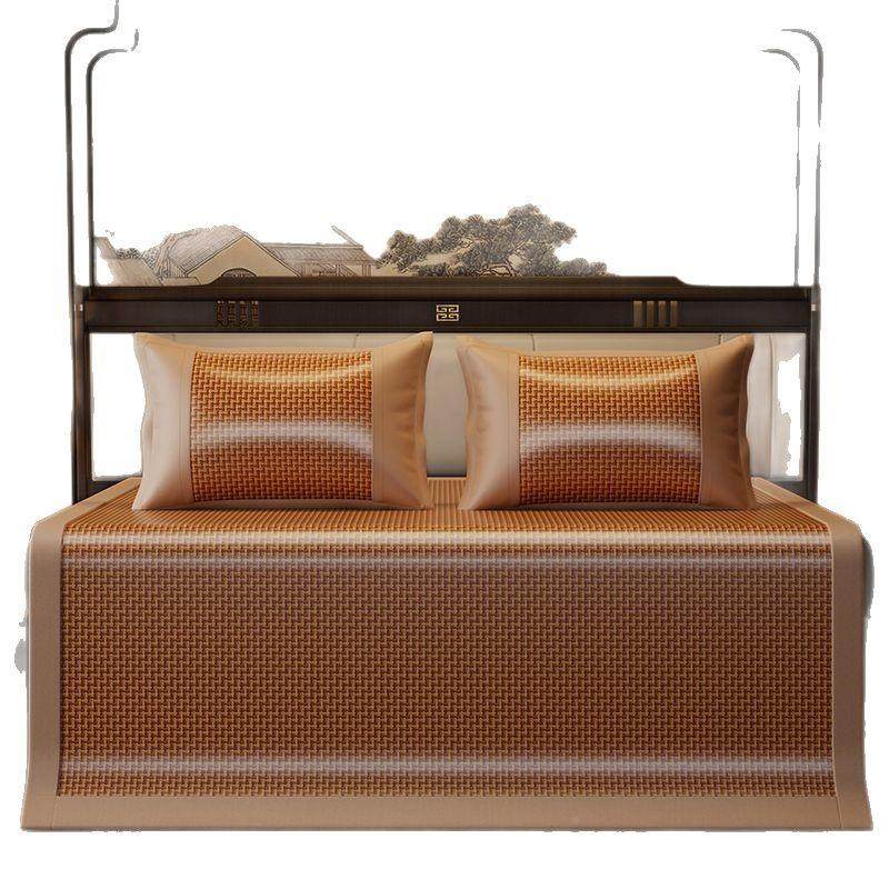 夏凉季双面龙腾冰丝藤席三件套上用床品夏天可空调席草席折叠单双,床上用品,藤席,淘宝优惠券,粉丝福利购,淘宝优惠卷