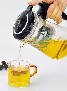 标茶杯耐热壶玻璃泡茶壶茶杯过滤旋转荣出水简专RB36202/利设计约