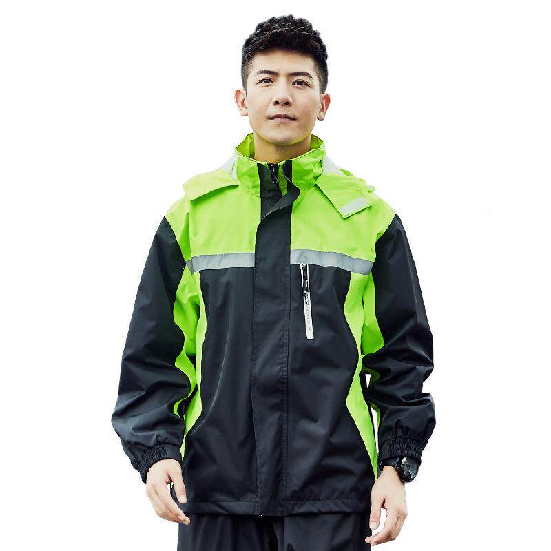 雨衣男款套装骑行摩托车全外防卖骑手成人分体裤单人身防暴雨雨水