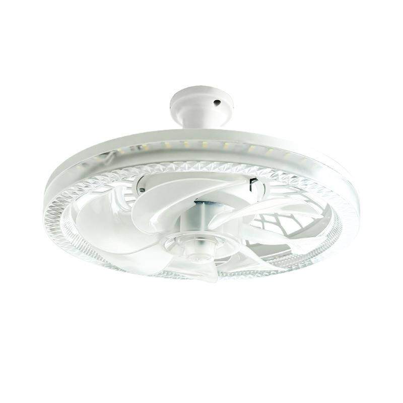 新款客led风扇灯2家用简约E厅大厅灯遥控调档7卧室水晶隐形风扇灯,家装灯饰光源,风扇灯,淘宝优惠券,粉丝福利购,淘宝优惠卷