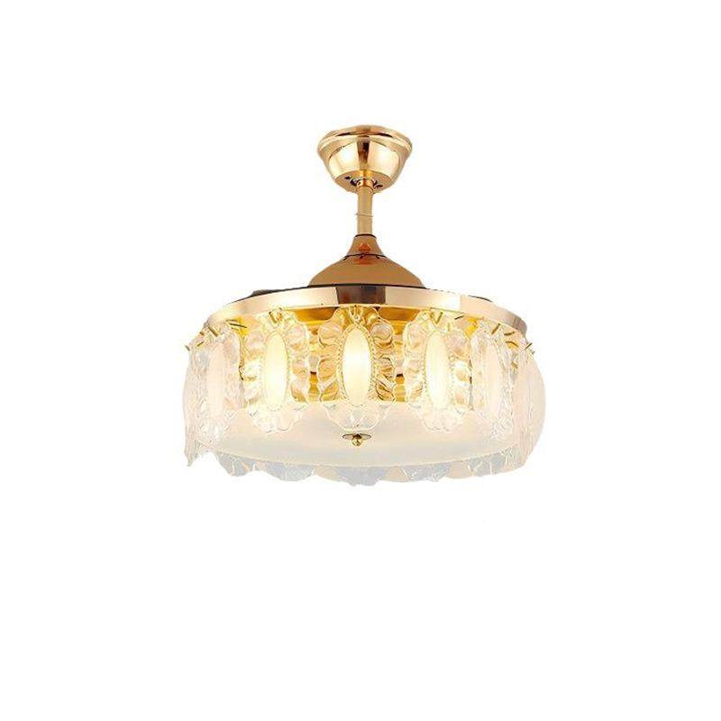 轻奢水式客厅风扇晶灯餐吊扇灯法新款变频欧式厅隐形风扇吊灯静音,家装灯饰光源,风扇灯,淘宝优惠券,粉丝福利购,淘宝优惠卷