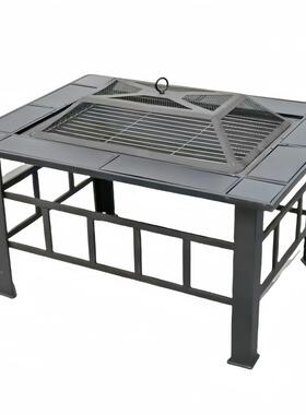 外围炉煮茶烤火PNN炉套装家烧烤桌户外庭院烧烤架户烧烤带炉烤用