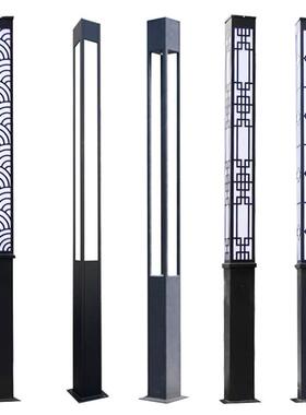D观灯户外庭院灯灯LE太阳景能3米/4米方灯LED户外小区公园广场路