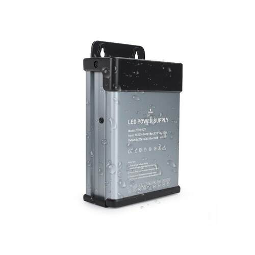 12V招牌灯箱24Vled广告灯带安防工程户外防雨开关电源变压器400W