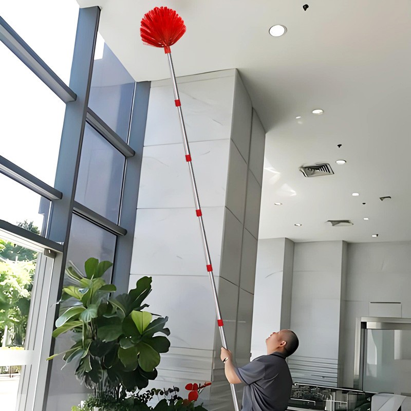 扫蜘蛛网神器除尘掸打扫5m8米屋顶长扫把天花板毯子扫灰家用清洁