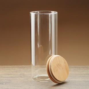 羽绒样品展示瓶装饰透明玻璃茶叶咖啡豆收纳储物密封装羽绒的罐子