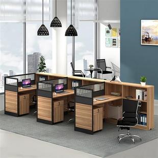 简约现代屏风定制办公室员工办公桌员工组合屏风工作位电脑桌 新款