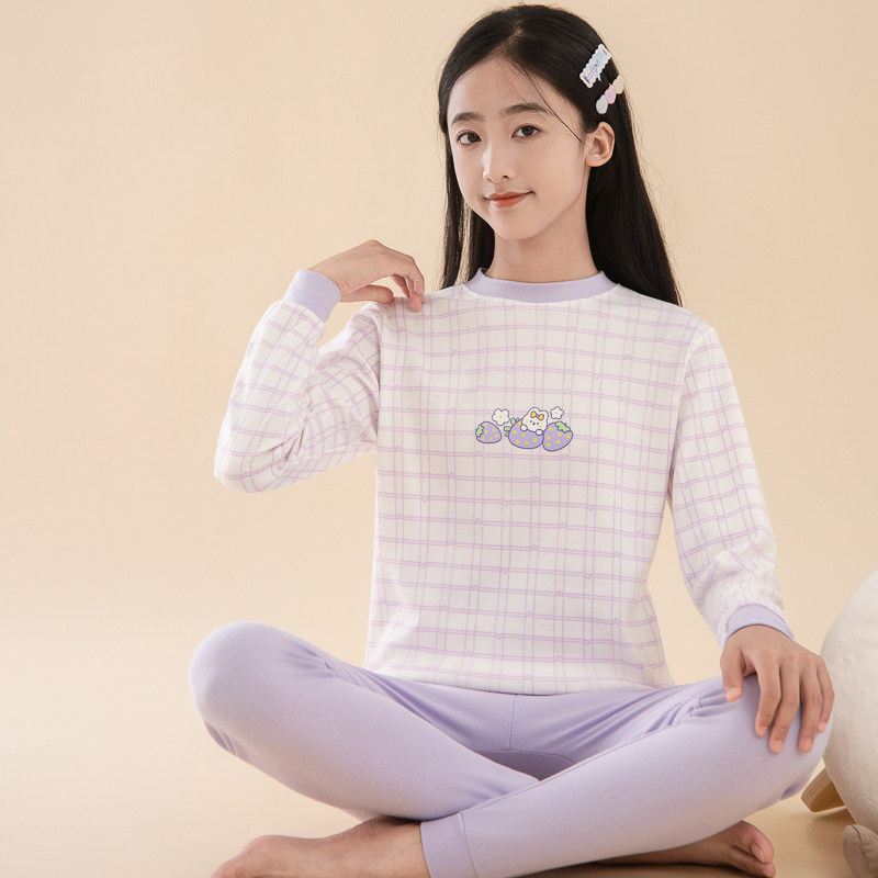 儿童秋衣秋裤纯棉套装男女童中领内衣全棉毛衫保暖打底冬季睡衣,童装/婴儿装/亲子装,内衣套装,淘宝优惠券,粉丝福利购,淘宝优惠卷