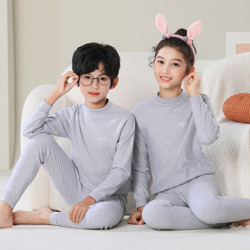 儿童彩棉秋衣秋裤套装男童秋冬棉毛衫打底全棉大童保暖内衣纯棉,童装/婴儿装/亲子装,内衣套装,淘宝优惠券,粉丝福利购,淘宝优惠卷