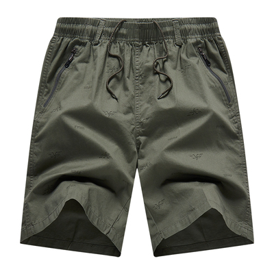 休闲短裤男生夏季薄款纯棉五分马裤男士宽松大码男款运动工装裤子