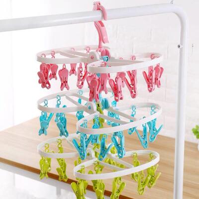 round hanger clips wind socks plastic hangers rack hooks