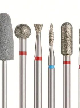 6pcs/set Diamond Sand Nail Files Drill Cuticle Polishing Bit