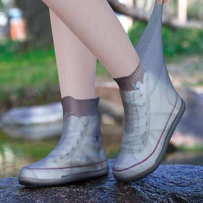 Rain Boots Waterproof Shoe Cover Silicone Unisex Shoes Prote