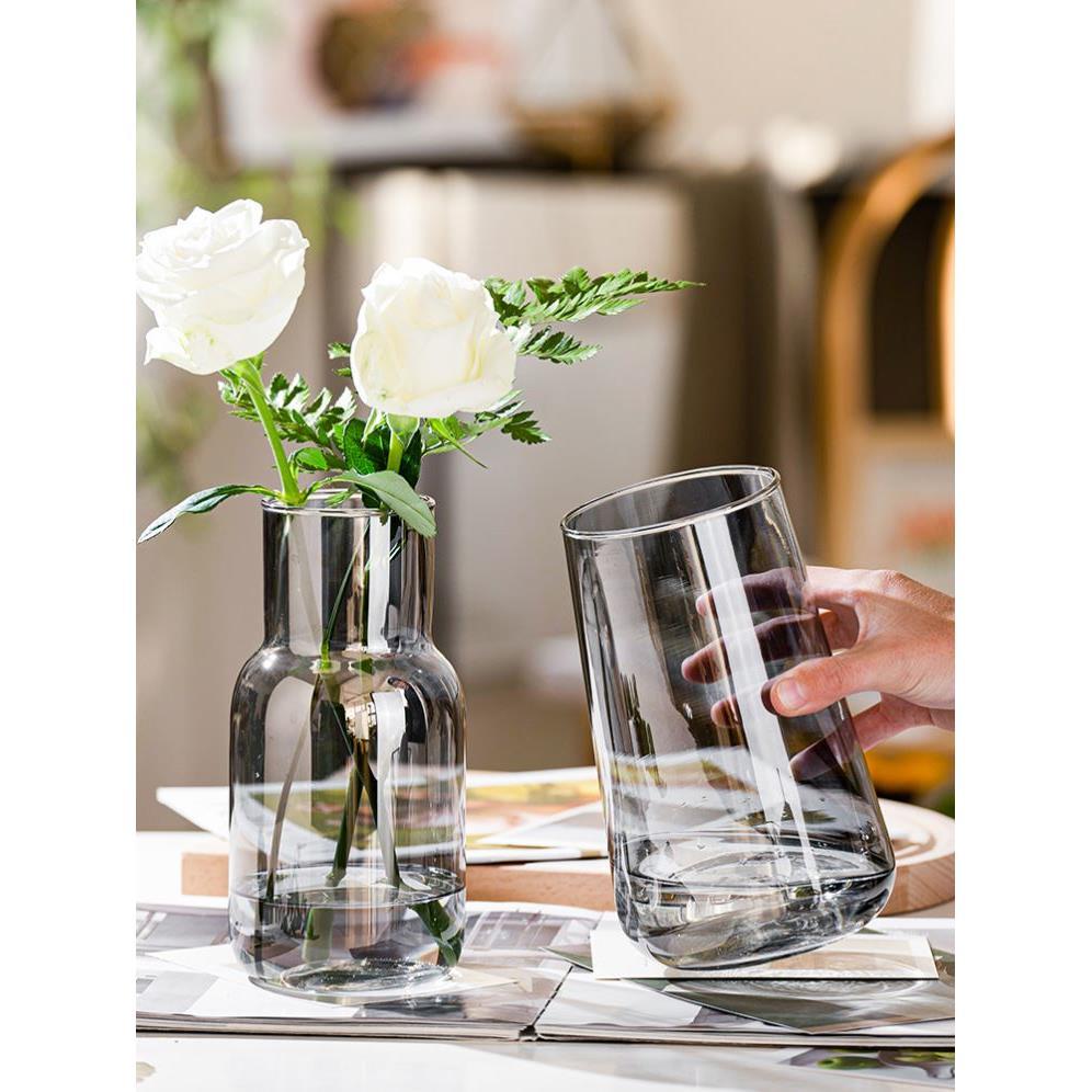 Vase furnishing articles flower arranging transparent glass