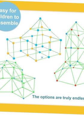 Fort Building Kit Construction Set kids Toy Tents Fortress