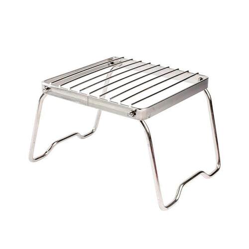 1 Pcs Outdoor Stainless Steel Stove Holder Camping Portable